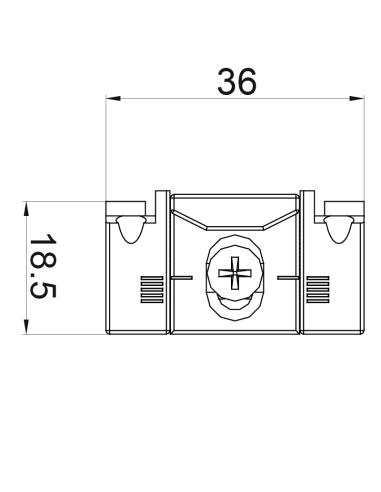 Cerradero Ajustable Canal Europeo | Herraje Regulable para Ventanas y Puertas de Aluminio