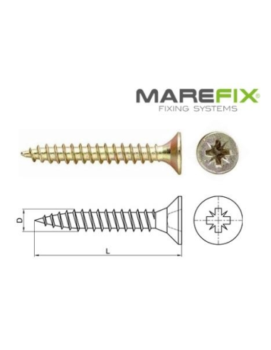 TIRAFONDO PZ. 4,0X45 BRICOMATADO