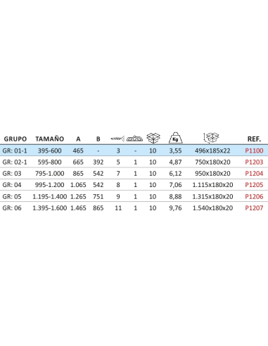 COMPAS OB 395-600 MM