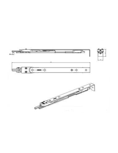 COMPAS 1447BI CUBE 150KG V/560-1200MM*