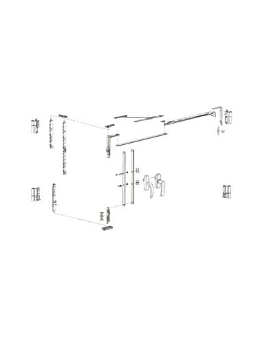 KIT BIS OB 1410A CUBE 150KG L/INOX MV