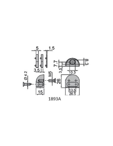 CERRADERO SUP LOTH 1893A BLANCO 9016