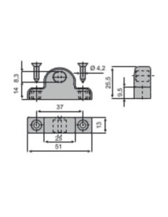 CERRADERO LOTH 1893B NEGRO 9005