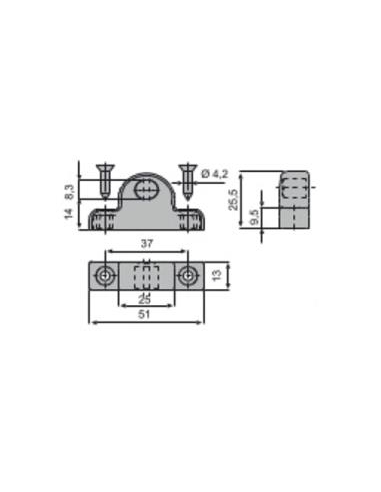 CERRADERO LOTH 1893B NEGRO 9005