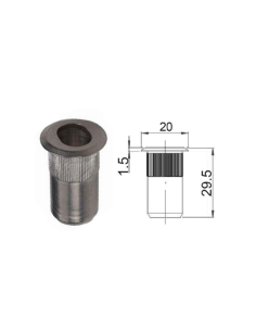 Cerradero Inferior de Suelo 10 mm – Anclaje para Pestillos y Bulones | Ref. 88203