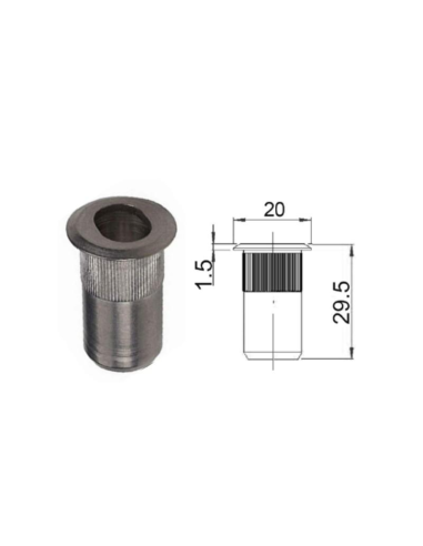 Cerradero Inferior de Suelo 10 mm – Anclaje para Pestillos y Bulones | Ref. 88203