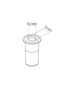 Cerradero Inferior de Suelo 10 mm – Anclaje para Pestillos y Bulones | Ref. 88203 2