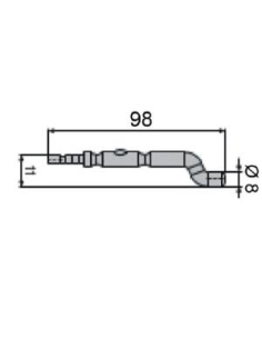 CERRADERO TERMINAL INF CURVO LOTH 1892BX INOX