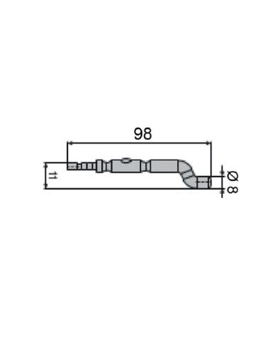 CERRADERO TERMINAL INF CURVO LOTH 1892BX INOX