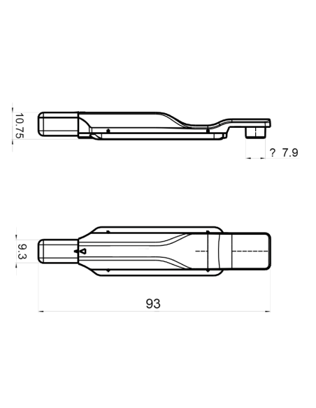 PUNTERO REGULABLE 4082B 8MM PUNTERO REGULABLE 4082B 8MM