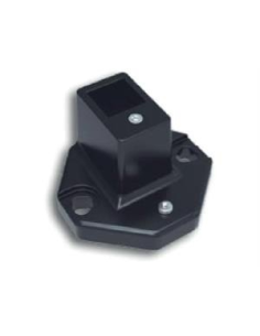 BASE PIE BARANDILLA 30X30 REGULABLE L/NEGRO