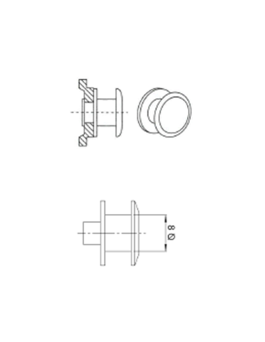 PERNO EMPALME CREM.1565I6 INOX