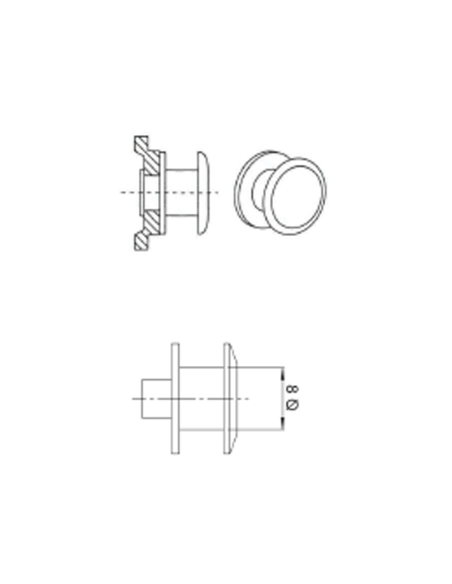 PERNO EMPALME CREM.1565I6 INOX