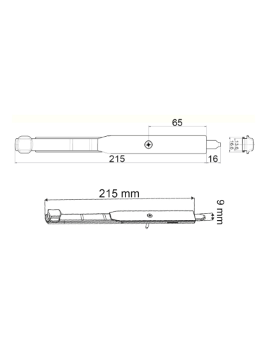 PASADOR INFERIOR 1504B LARGO + PESTAÑAS
