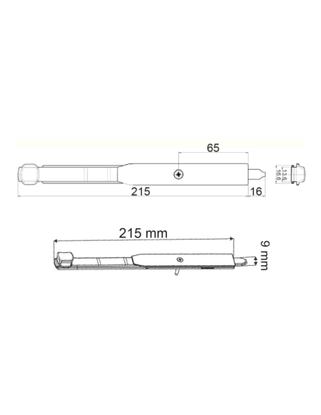 PASADOR INFERIOR 1504B LARGO + PESTAÑAS PASADOR INFERIOR 1504B LARGO + PESTAÑAS