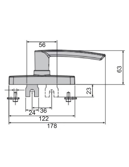 CREMONA FAP GEA 0530BI 1 PALA BLANCO 9016 CREMONA FAP GEA 0530BI 1 PALA BLANCO 9016