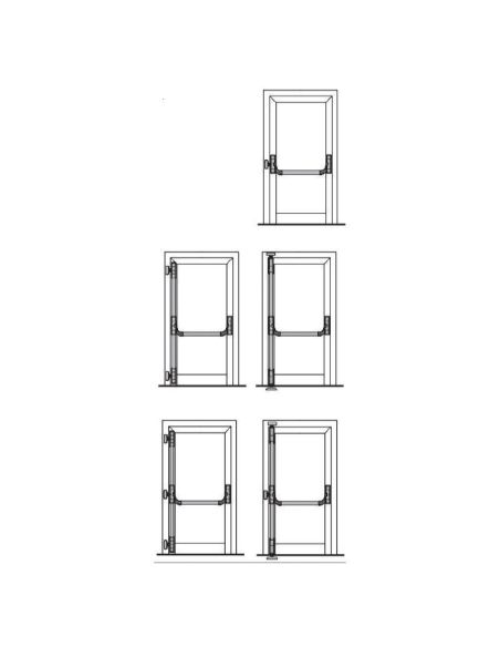 KIT ANTIPANICO PANAMA PLATA 8804B (1 PUNTO CIERRE)