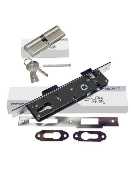 CONJUNTO CERRADURA L8125 + CILINDRO 30+40 L8201