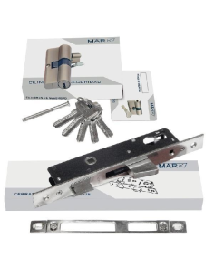 Cerradura L8225 + Cilindro 30+30 L8200 | Conjunto CE Aluminio