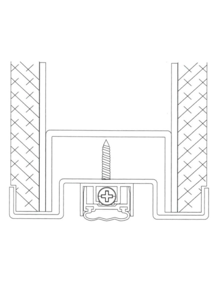 BAJOPUERTAS AUTOMATICO ALUMINIO 20MM 800MM