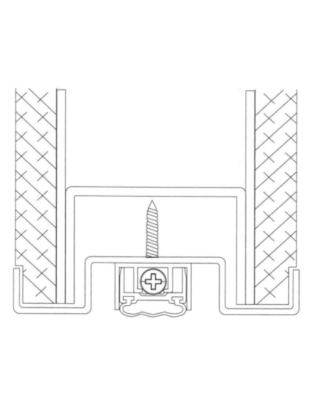 BAJOPUERTAS AUTOMATICO ALUMINIO 20MM 1100MM