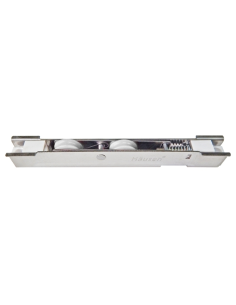Rueda Radow PVC Tándem Salamander P4860 | Rodamiento INOX de Alta Carga para Corredera PVC