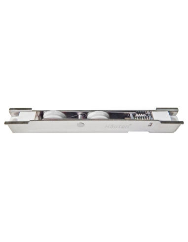 Rueda Radow PVC Tándem Salamander P4860 | Rodamiento INOX de Alta Carga para Corredera PVC