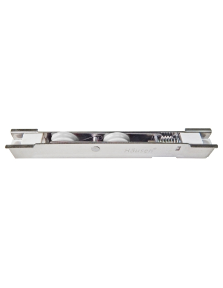 Rueda Radow PVC Tándem Salamander P4860 | Rodamiento INOX de Alta Carga para Corredera PVC