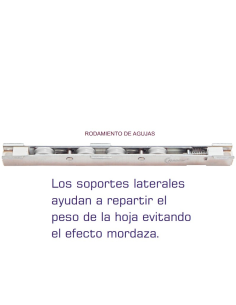 Rueda Radow PVC Kommerling Doble Tándem Inox | Recambio Corredera 2