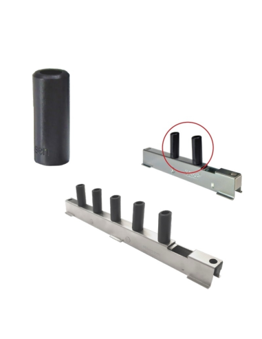 Mechón para Base de Rueda PVC 28 mm | Recambio para Puertas y Ventanas