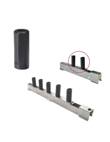 Mechón para Base de Rueda PVC 28 mm | Recambio para Puertas y Ventanas
