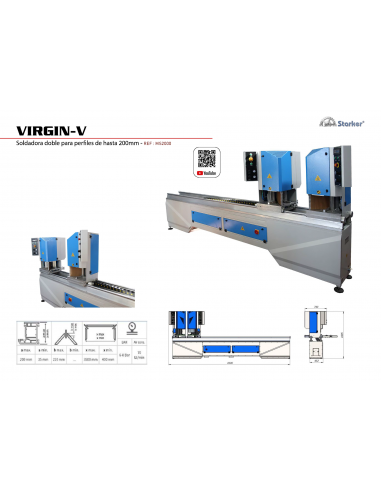 VIRGIN-V | Máquina de Corte Avanzado para Perfiles de Aluminio y PVC