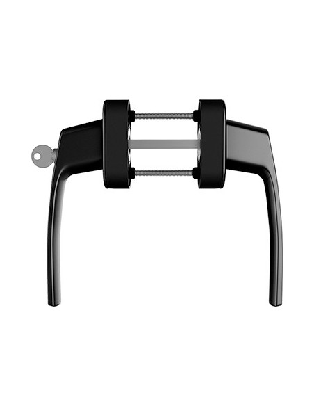 MANILLA DANUBIO DOBLE CON LLAVE NEGRO 8022