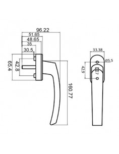Manilla Gran Danubio Plata 9006 7mm – Sistema Multipoint Premium 2