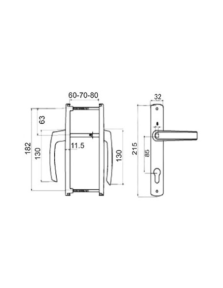 Manilla Danubio Escudo/Plana 9005 85x32 - Robusto