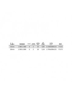 Cremona 15 Mm c.variable Bulon Std C/llave  1985-2400 2