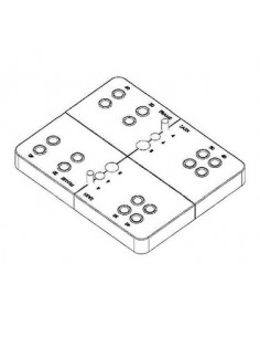 Plantilla de los soportes de bisagras del Sistema Plegable.
