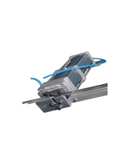 Cortadora neumática de corte para herraje con topes y regles milimetrado P2501.