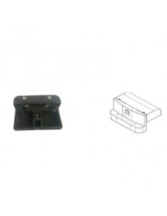 Plantilla Bisagra para pernio recto de 75 mm. 2