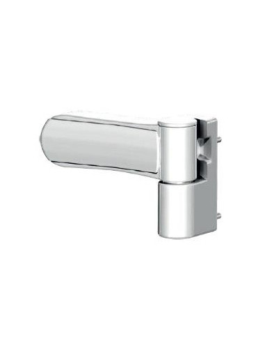 Bisagra ajustable 3D para puertas 125 Kg en Marrón 8022.