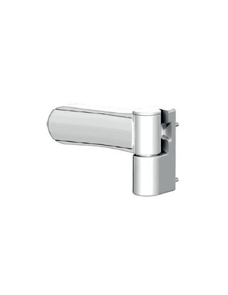 Bisagra ajustable 3D para puertas 125 Kg en Marrón 8022. Bisagra ajustable 3D para puertas 125 Kg en Marrón 8022.