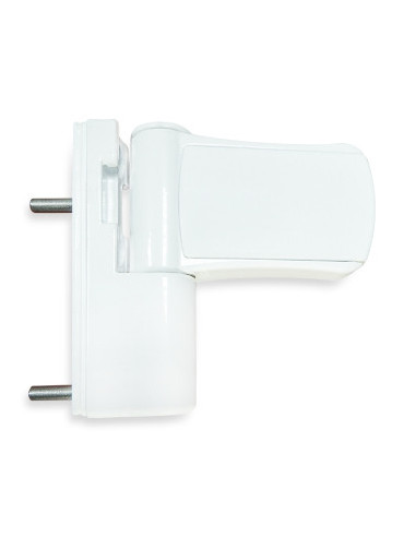 Bisagra ajustable 3D para puertas 125 Kg en Blanco 9016.