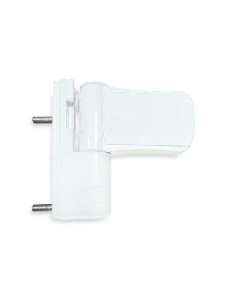 Bisagra ajustable 3D para puertas 125 Kg en Blanco 9016. Bisagra ajustable 3D para puertas 125 Kg en Blanco 9016.