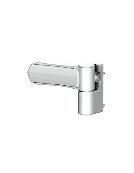 Bisagra ajustable 3D para puertas 125 Kg en Plata 9006. Bisagra ajustable 3D para puertas 125 Kg en Plata 9006.