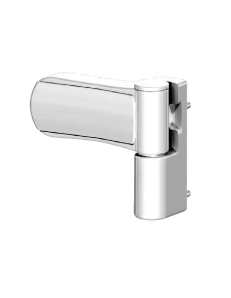 Bisagra ajustable 3D para puertas 125 Kg en CHROME ANODIZED. Bisagra ajustable 3D para puertas 125 Kg en CHROME ANODIZED.