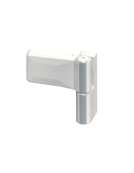 Bisagra ajustable 3D para puertas 160 Kg en A. INOX.BLANCO.