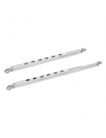 Hoja de Compás Carraca PVC 6 Dientes INOX F‑304 | Herraje Oscilobatiente Hausen