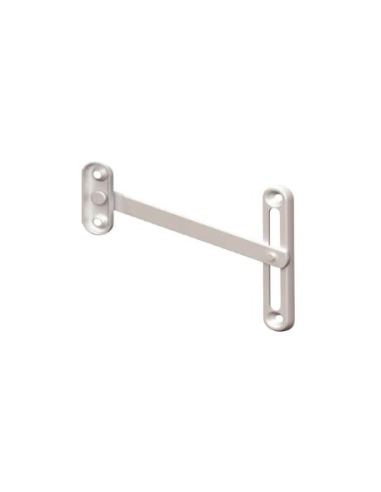 Bisagra Compás PVC 130 mm Marrón | Herraje Ventana PVC APERTURA PROYECTANTE