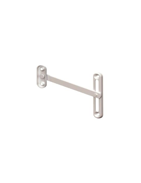 Bisagra Compás PVC 130 mm Marrón | Herraje Ventana PVC APERTURA PROYECTANTE
