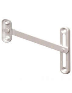 Bisagra Compás Proyectante PVC 200 mm Blanca | Herraje Ventana PVC